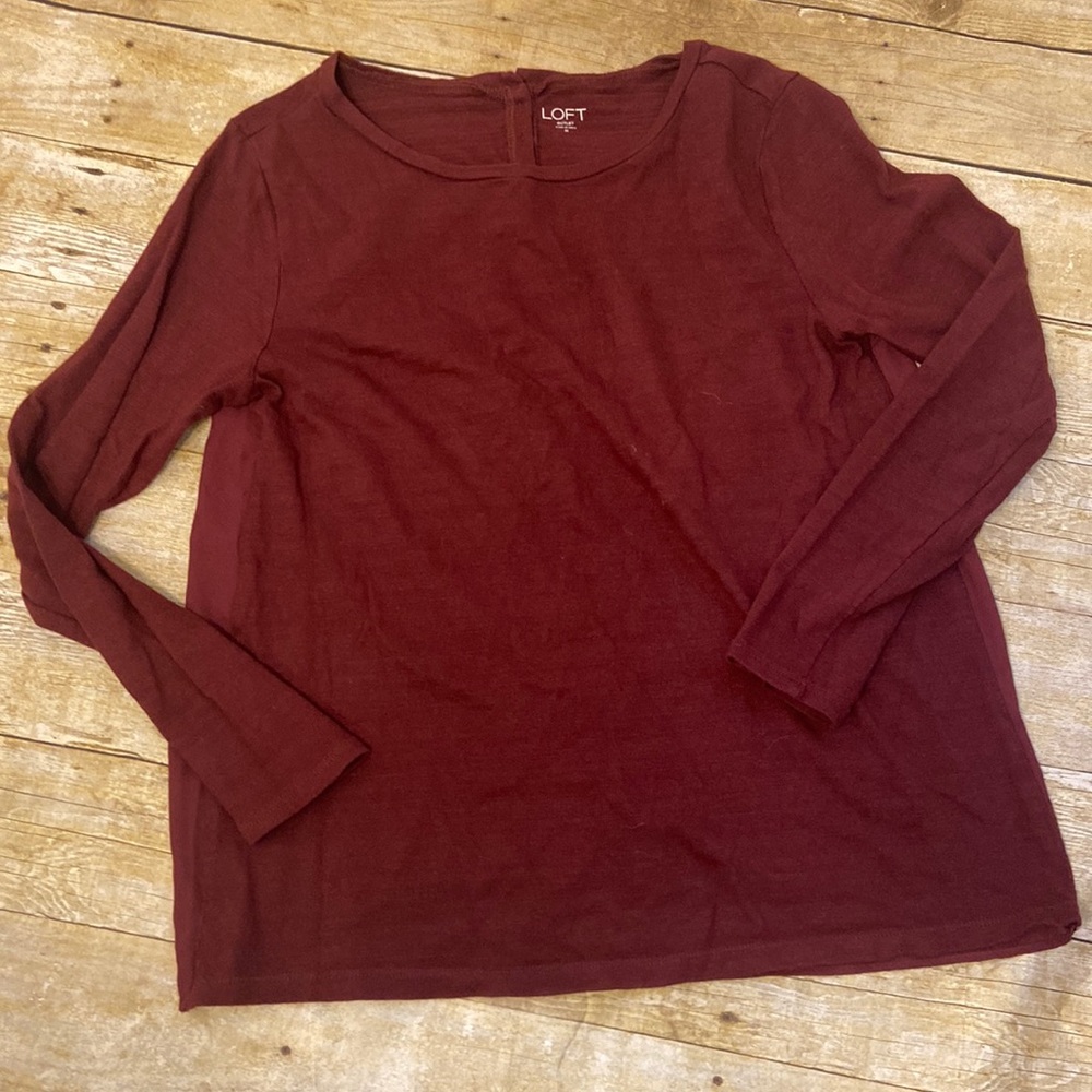 Loft Maroon Sweater